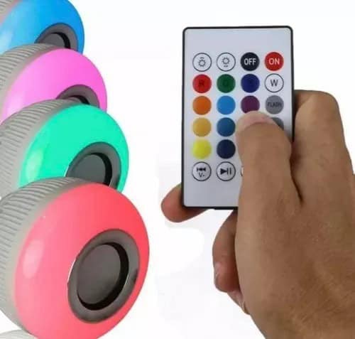 Lampara RGB parlante bluetooth