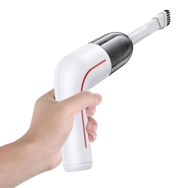 Mini aspiradora de mano recargable con linterna