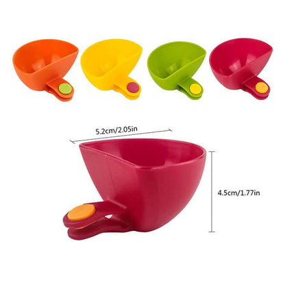 Contenedores para salsa con clip para plato x 4 unidades