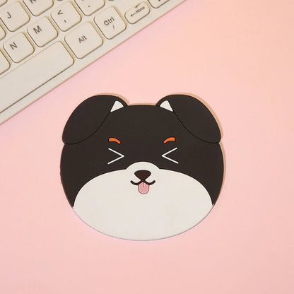 Posavasos de silicona pack de 4 diseño de perro