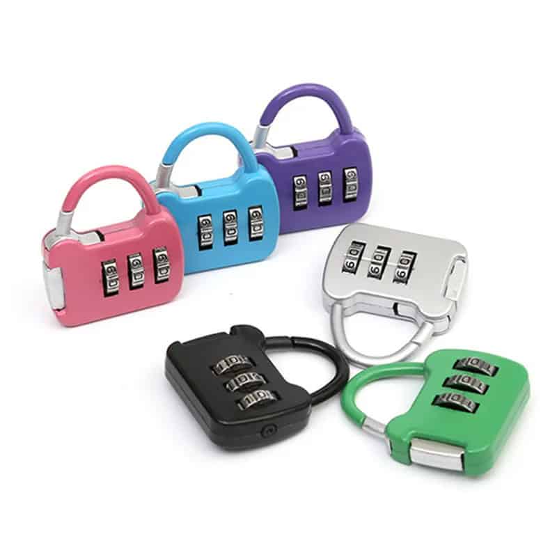 Candado con combinación numérica – Ideal para valijas, mochilas y más 🔒