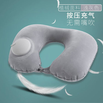 Almohada de viaje inflable