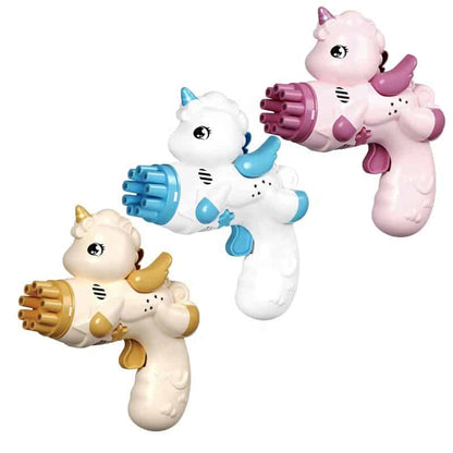 Pistola burbujero de unicornio