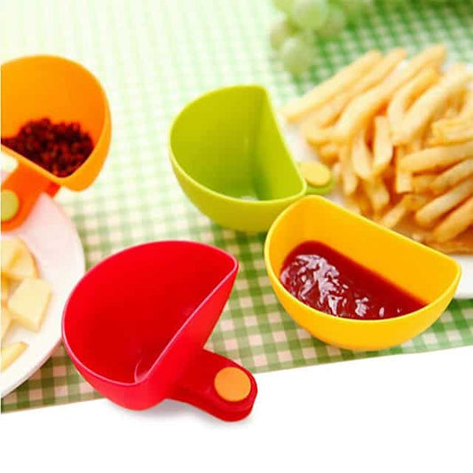 Contenedores para salsa con clip para plato x 4 unidades