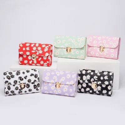Cartera monedero para dama con cadena