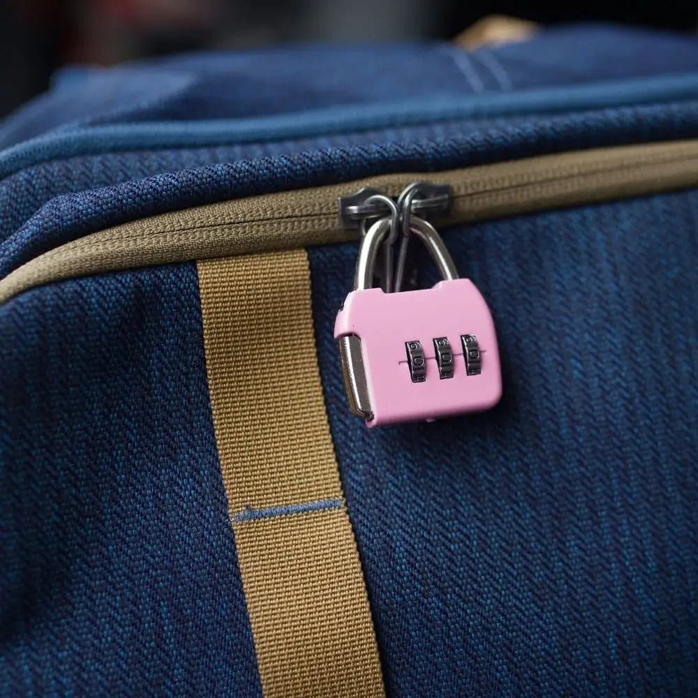Candado con combinación numérica – Ideal para valijas, mochilas y más 🔒
