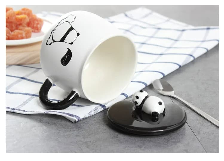 Taza de Cerámica Panda – ¡Un Detalle Cool para Amantes de los Pandas! 🐼