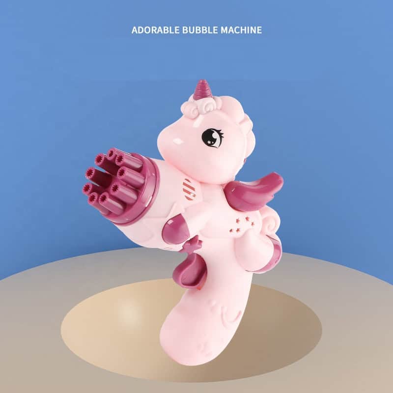 Pistola burbujero de unicornio