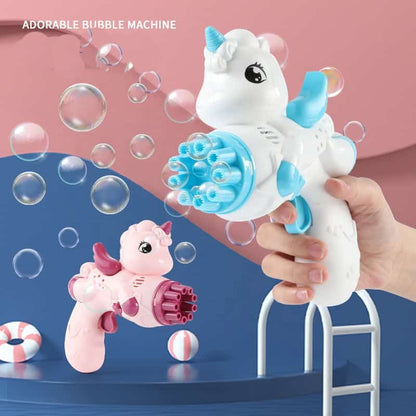 Pistola burbujero de unicornio