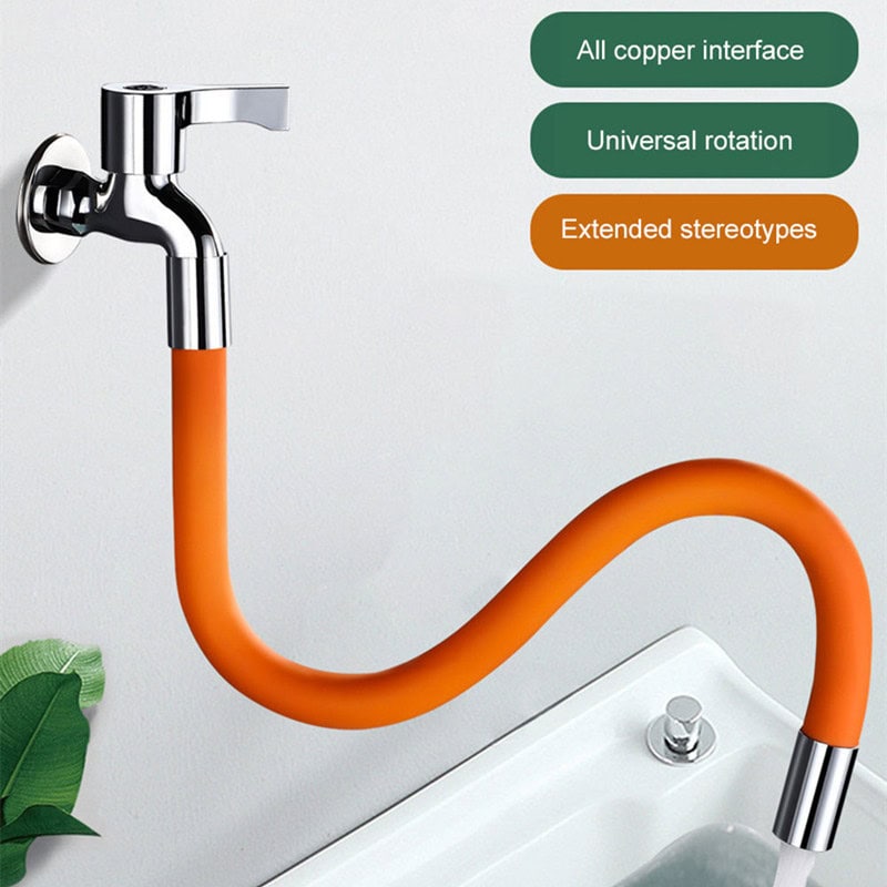 Manguera flexible para grifo extensión de silicona para canilla 20 cm