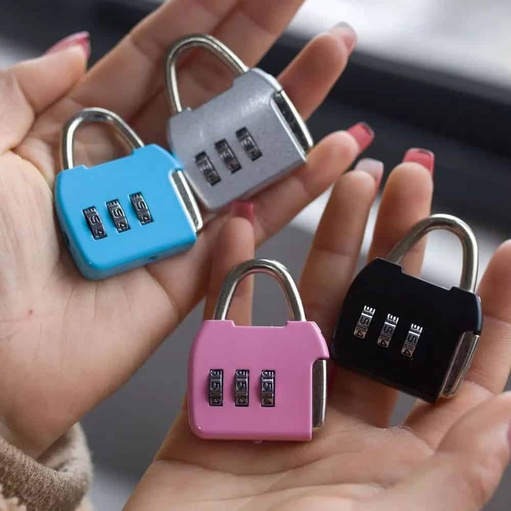 Candado con combinación numérica – Ideal para valijas, mochilas y más 🔒