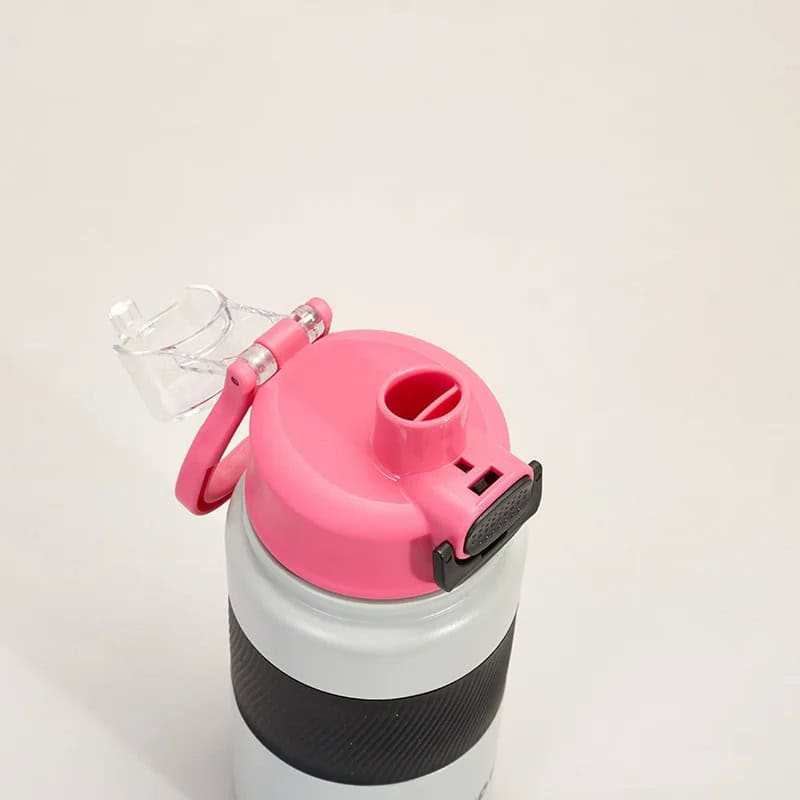Botella térmica de acero inoxidable 800 ml SUKOKI 🌈 Diseño pastel, tapa a presión y temperatura perfecta por horas