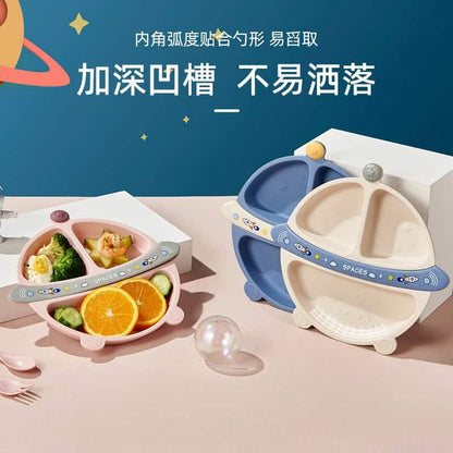 Set de alimentación bebé diseño espacial