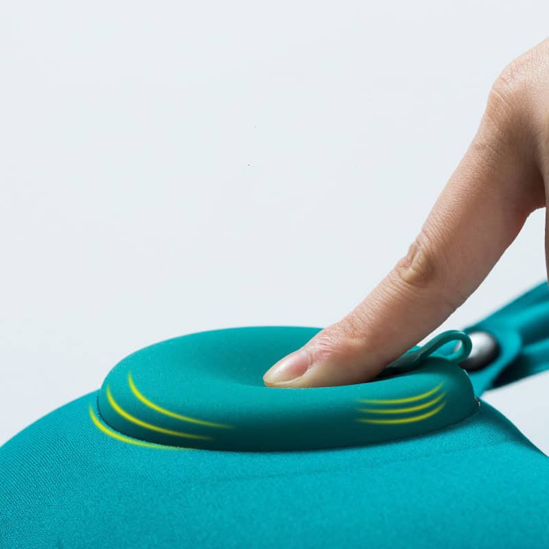 Almohada de viaje inflable