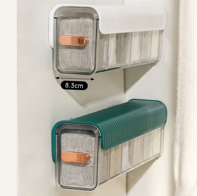 Organizador adhesivo de pared