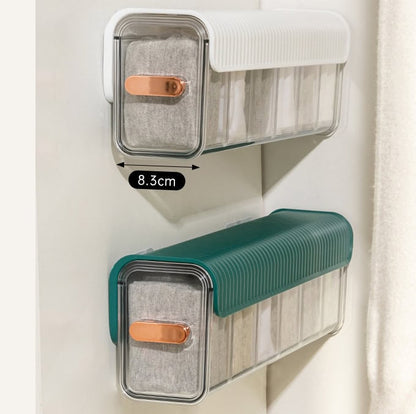 Organizador adhesivo de pared