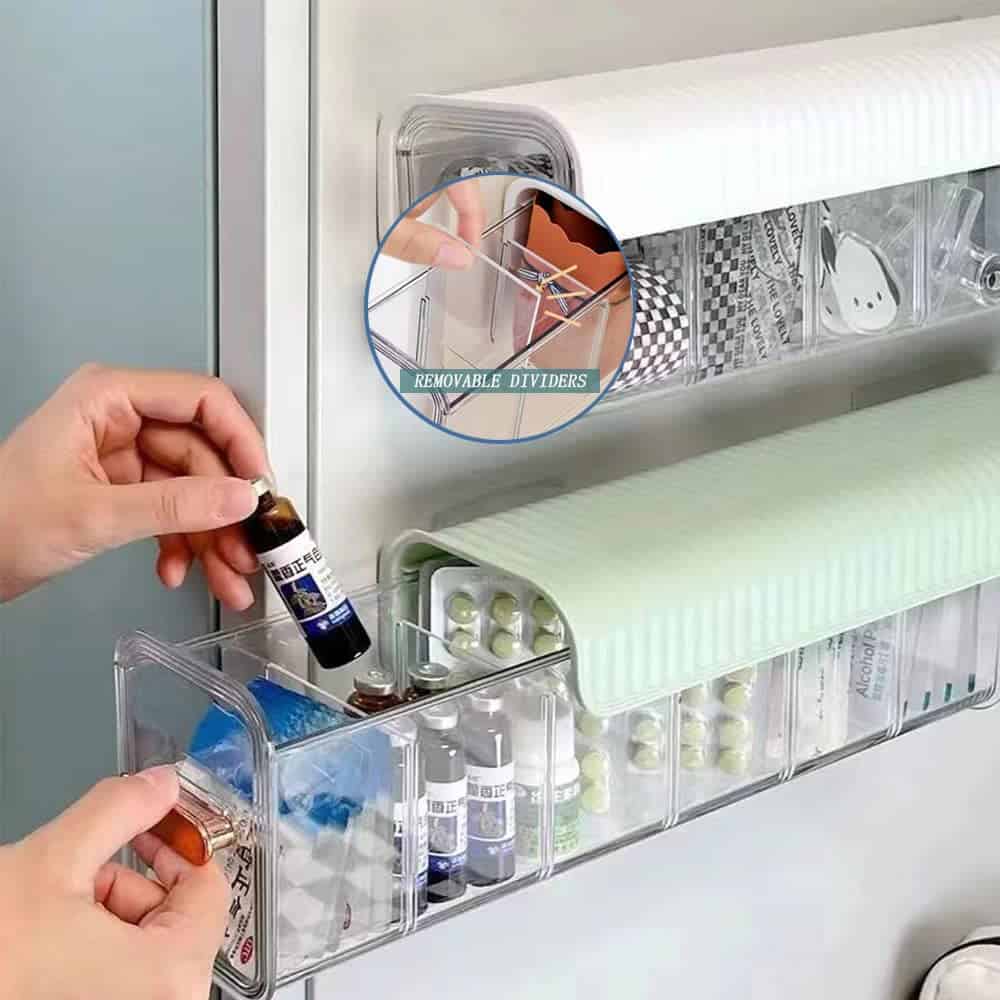 Organizador adhesivo de pared