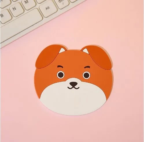 Posavasos de silicona pack de 4 diseño de perro