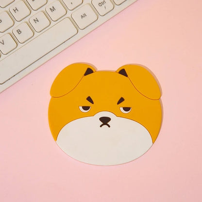 Posavasos de silicona pack de 4 diseño de perro