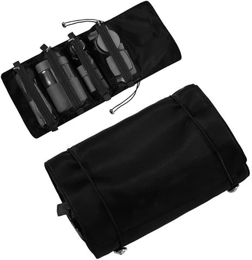 Neceser portacosméticos plegable 4 compartimientos desmontables