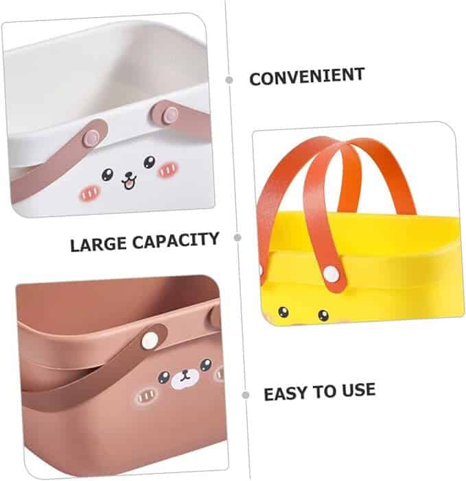 PROMOCIÓN ESPECIAL Set de 3 Canastos Organizadores Infantiles 🧸 – Diseño cartoon + espacio para todo