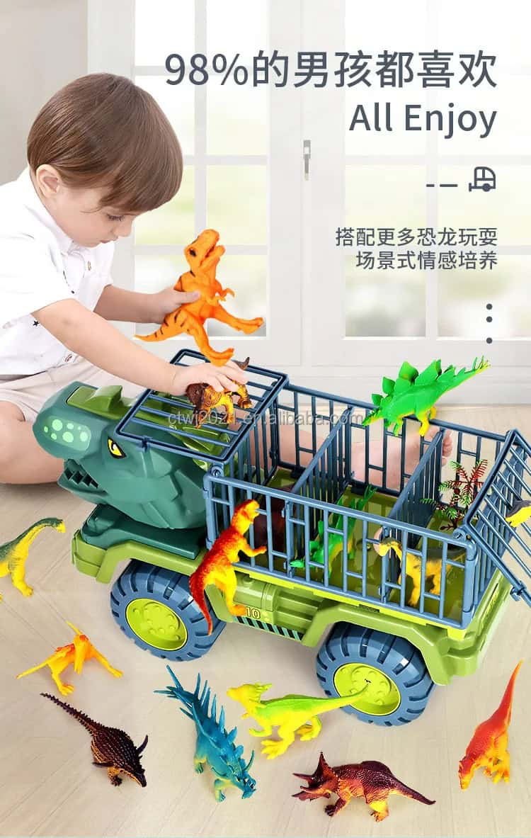 Camión Dino  Monster Truck con mini dinosaurios