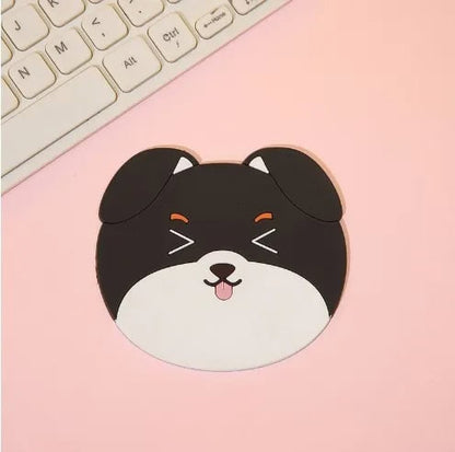 Posavasos de silicona pack de 4 diseño de perro