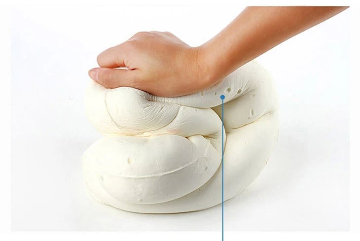 Almohada de viaje de espuma con memoria