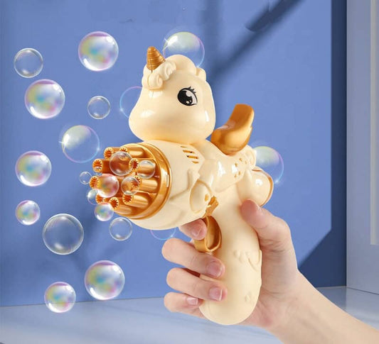 Pistola burbujero de unicornio