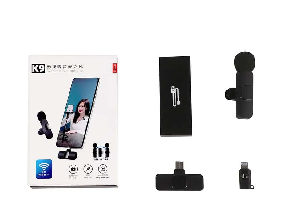Micrófono Inalámbrico Solapero para Iphone y Android