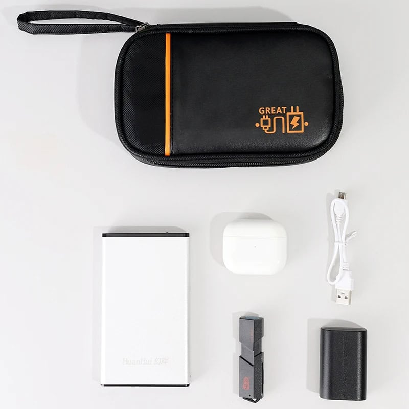 Organizador de Accesorios Electrónicos para Viaje – Compacto, práctico y sin más enredos