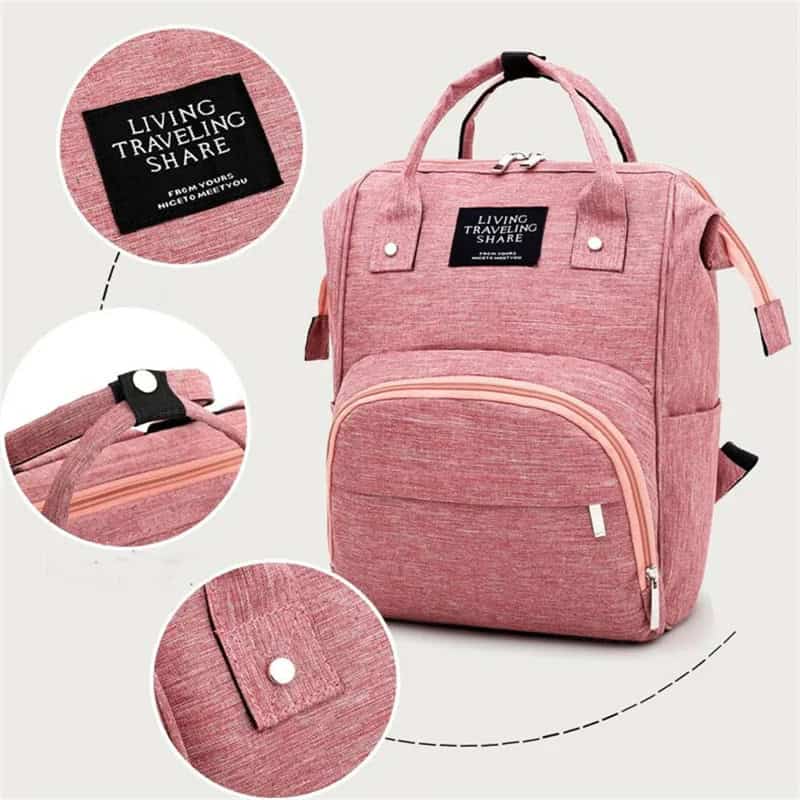 Bolso Maternal Impermeable Todo en Uno – Organiza tu día con estilo y comodidad