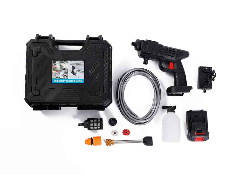 Set de pistola hidrolavadora recargable