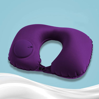 Almohada de viaje inflable