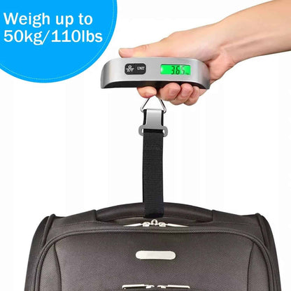 Balanza Digital Portátil PRO ✈️ – Mide en kilos, libras u onzas, y hasta te hace la vida más liviana