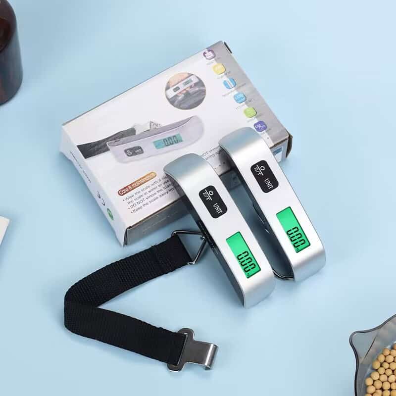 Balanza Digital Portátil PRO ✈️ – Mide en kilos, libras u onzas, y hasta te hace la vida más liviana