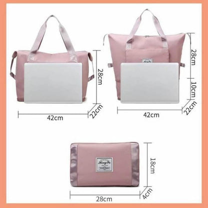 Bolso plegable de viaje o gimnasio 3 tamaños en 1