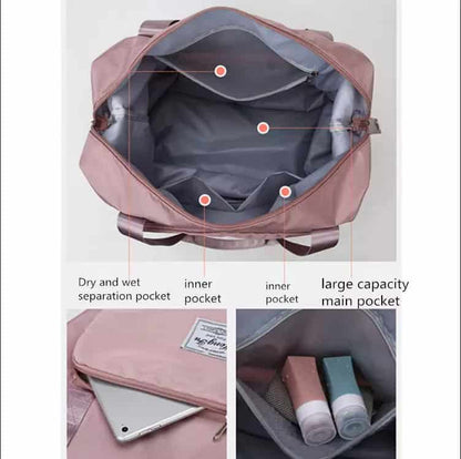 Bolso plegable de viaje o gimnasio 3 tamaños en 1