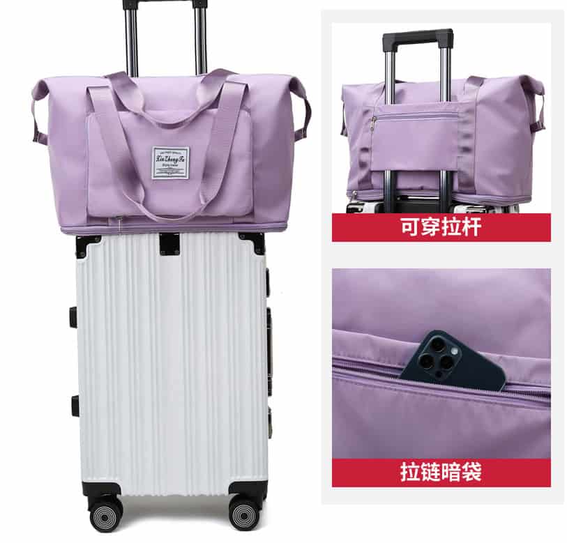 Bolso plegable de viaje o gimnasio 3 tamaños en 1