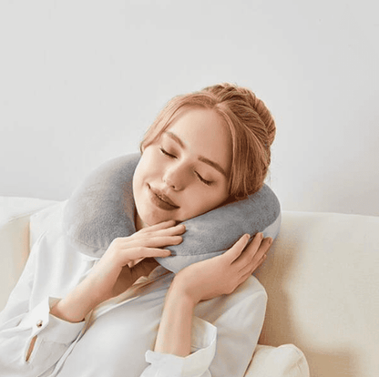Almohada de viaje de espuma con memoria