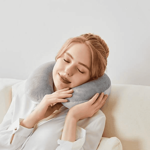 Almohada de viaje de espuma con memoria