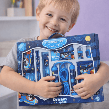 Set de Papelería Escolar (Regalo Ideal) - ¡Todo lo que Necesitas para la Aventura Escolar! 🎒🚀🦄