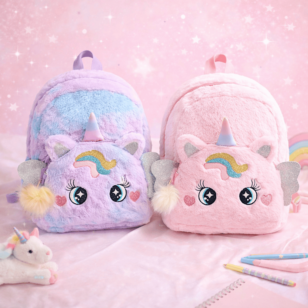 Mochila Escolar Unicornio Mágica 🦄🎒 – ¡La Compañera Escolar Más Encantadora y Cool! 🌈