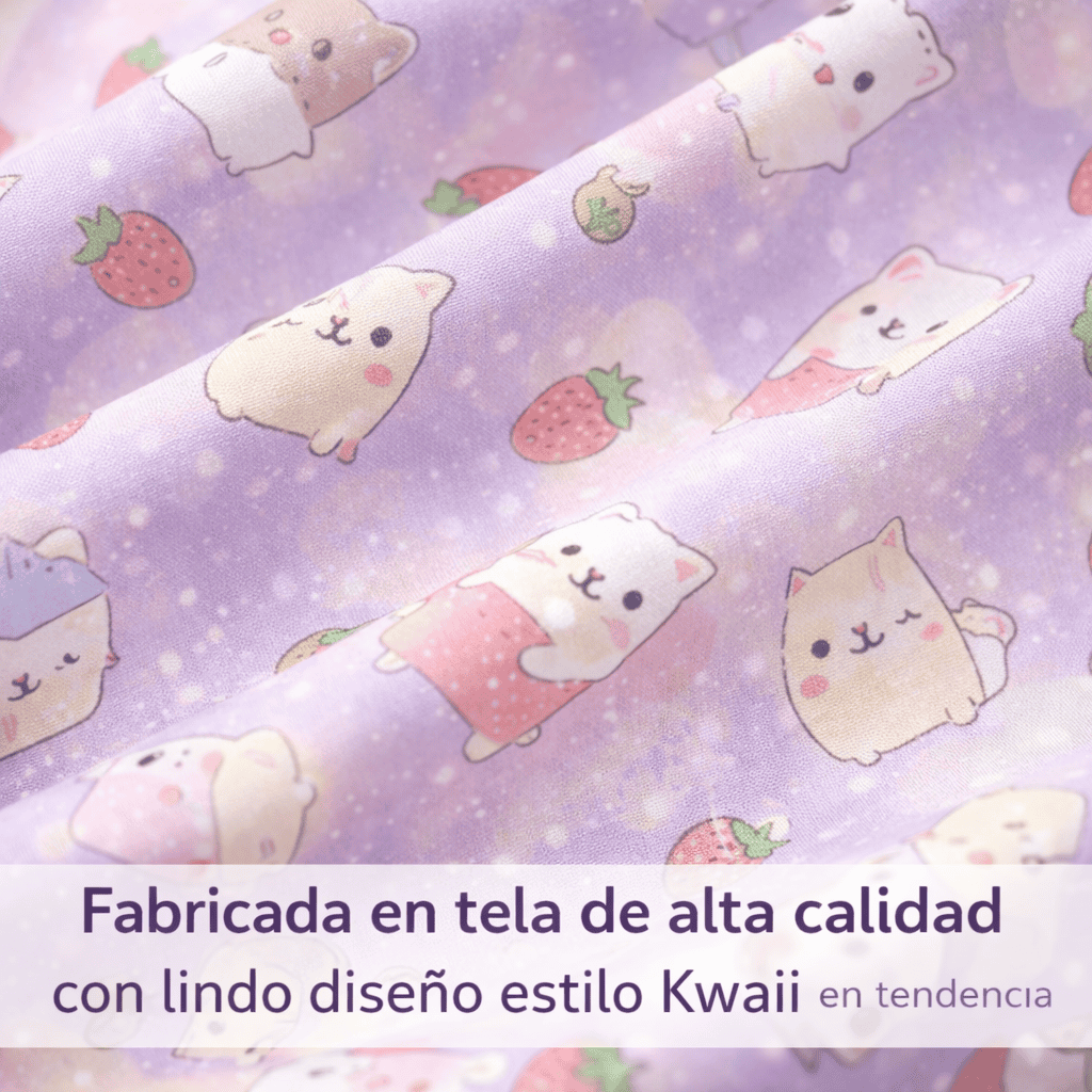 Set de 2 Piezas Mochila Escolar de Gato Cartoon + Cartuchera 😻