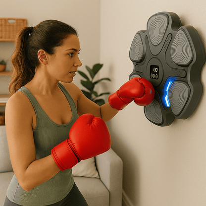 Máquina de Boxeo Musical APOLO SVC con Luces y Parlante  - ¡Descubre el Regalo Más Divertido e Innovador! 🎶🥊