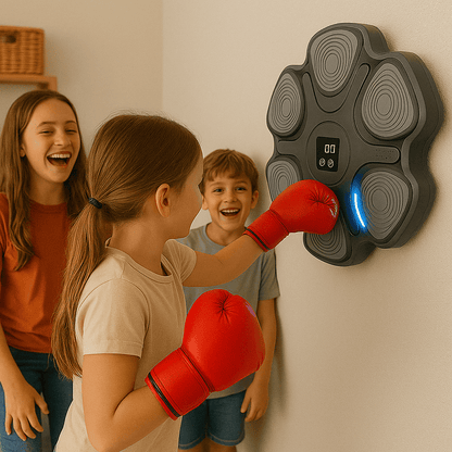Máquina de Boxeo Musical APOLO SVC con Luces y Parlante  - ¡Descubre el Regalo Más Divertido e Innovador! 🎶🥊