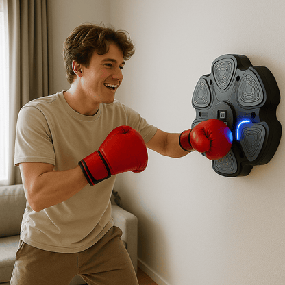 Máquina de Boxeo Musical APOLO SVC con Luces y Parlante  - ¡Descubre el Regalo Más Divertido e Innovador! 🎶🥊