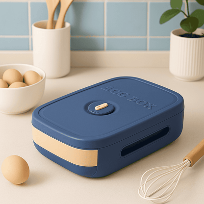 Organizador de huevos con cajón deslizable 🥚 – Capacidad para 18 unidades y diseño apilable