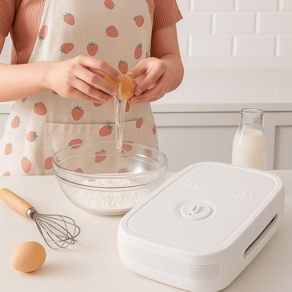 Organizador de huevos con cajón deslizable 🥚 – Capacidad para 18 unidades y diseño apilable