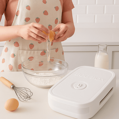 Organizador de huevos con cajón deslizable 🥚 – Capacidad para 18 unidades y diseño apilable